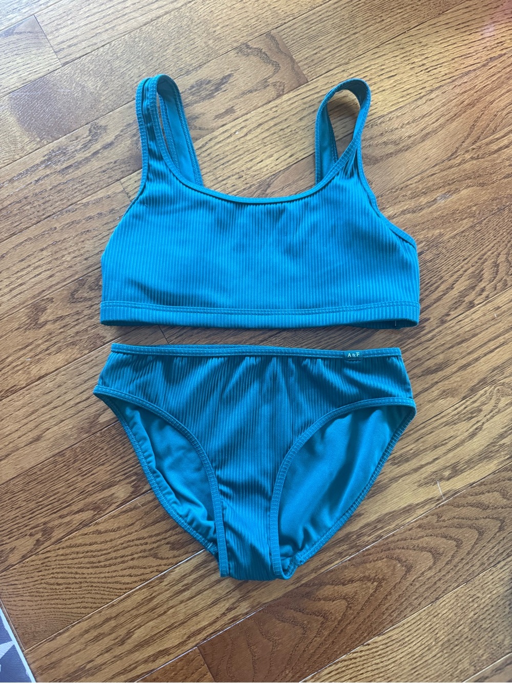abercrombie kids emerald green Two-Piece Swim Set - never worn